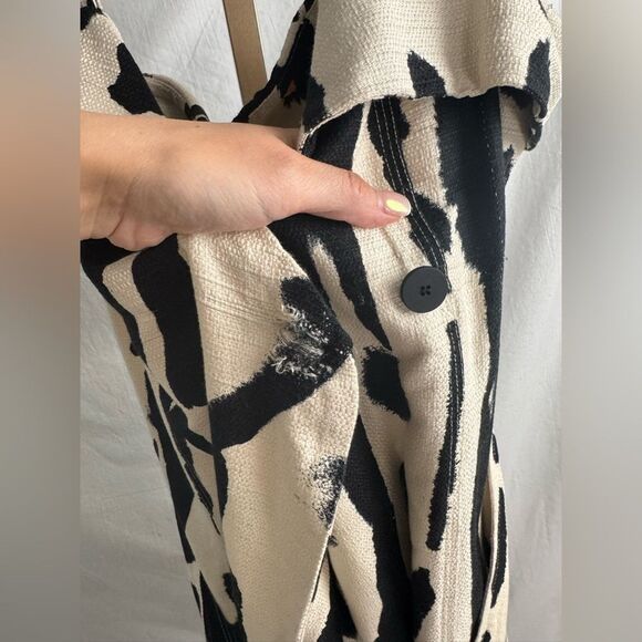 Stine Goya Gina Dress Estimated Size Medium Tie Dye Day Midi Dress Beige Black - Picture 12 of 12